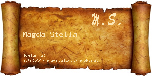 Magda Stella névjegykártya